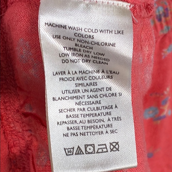 Free People NOVA Coral Floral Tiered Maxi Skirt - Elastic Waist with Drawstring - Picture 11 of 13